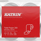 Katrin toiletpapier, 2-laags, 250 vel, pak van 8 rollen