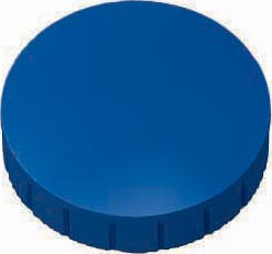 Maul magneet MAULsolid,  diameter 32 x 8,5 mm, blauw, doos met 10 stuks