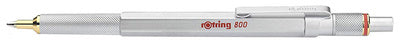rotring intrekbare biros 800, zilver
