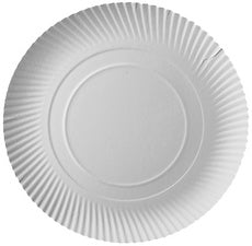 PAPSTAR Papieren bord puur, rond, 320 mm, wit, 100st.