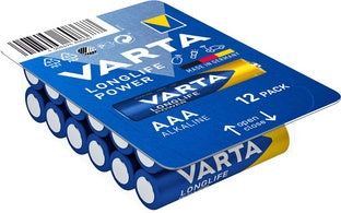 VARTA Alkaline Batterijen LONGLIFE Power BIG BOX, Micro AAA