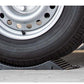 cartrend bandenbeschermerset, kunststof, zwart