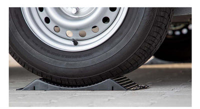 cartrend bandenbeschermerset, kunststof, zwart
