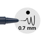 Schneider fineliner Pictus, etui van 8 stuks, zwart