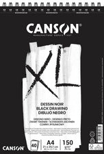CANSON Schets- en Studeerblok XL Zwart, DIN A5, zwart