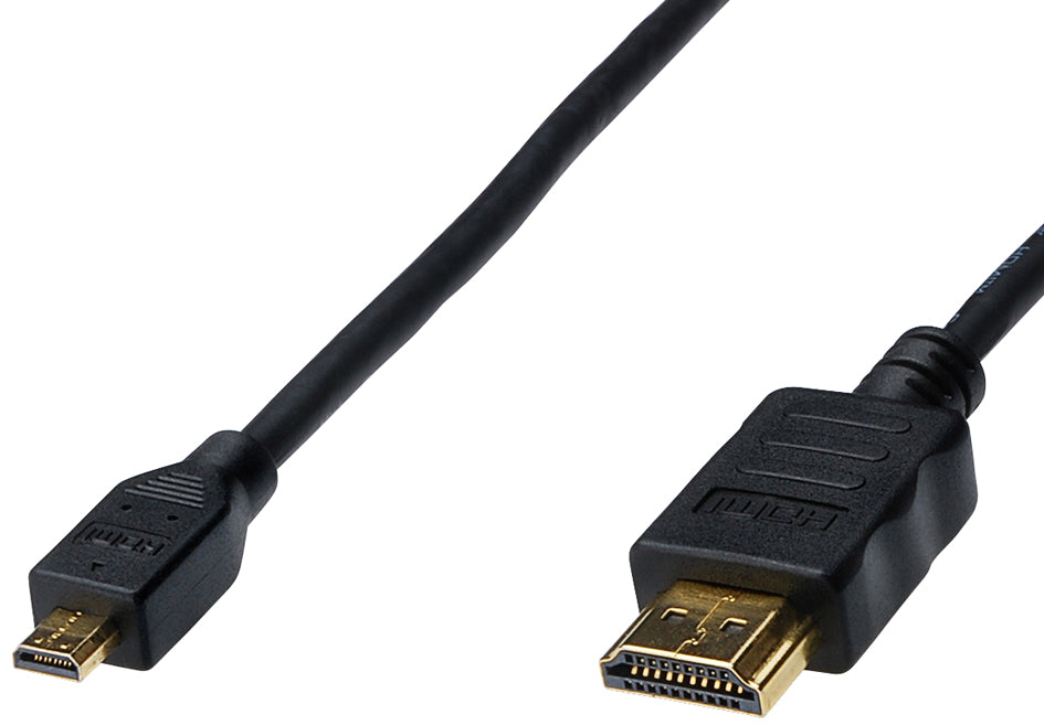 DIGITUS Aansluitkabel Hoge Snelheid, HDMI-A - Micro HDMI-D