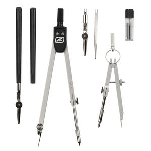 herlitz kompas doos 7 stuks, zwart