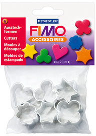FIMO koekjesvormpjes voor boetseerklei, gemaakt van metaal, 6 motiefjes