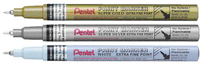 Pentel PAINT MARKER MSP10 paint marker, zilver