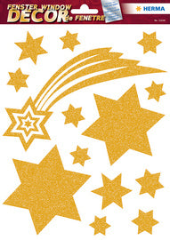 HERMA Kerstraam afbeelding sterren, goud