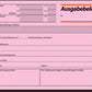 sigel formulierenboek afgiftebewijs, A6 liggend, 50 vel