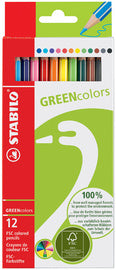 STABILO GREENcolors kleurpotloden, 24-delig kartonnen doosje