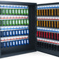 pavo sleutelbox deluxe, voor 100 sleutels, donkergrijs