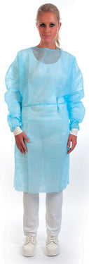 HYGOSTAR PP jasschort voor bezoekers/patiënten/personeel, L, blauw
