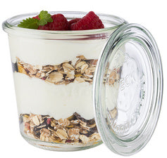 APS Weckpot met deksel, lateivorm, 80 ml, set van 12