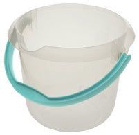 keeeper schoonmaakemmer mika, rond, 5 liter, transparant