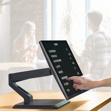 LogiLink Touchscreen monitorarm met voet, zwart