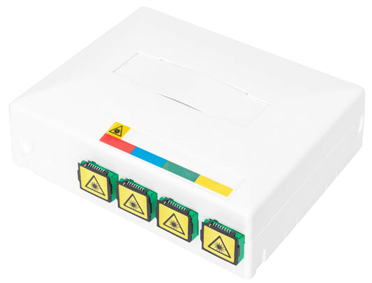 DIGITUS FTTX lege behuizing met 4 x SC SX koppeling