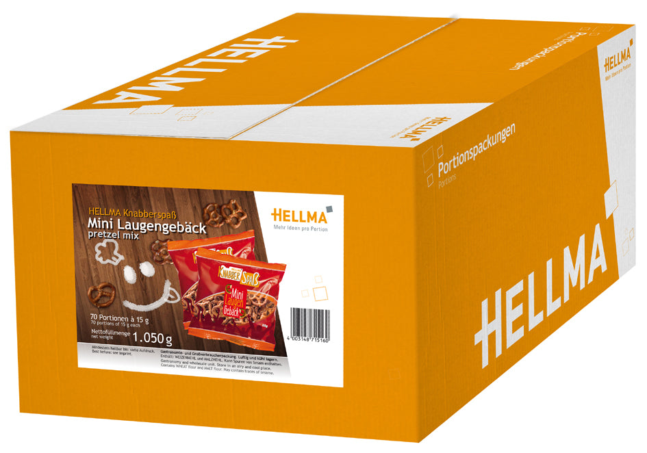 HELLMA Mini krakelingkoekjes, in een portiezakje van 15 g