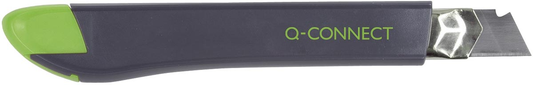 Q-Connect Heavy Duty cutter, zwart/groen
