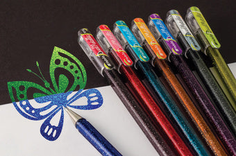 Pentel Hybrid Gel Ink Roller Dual Pen, zwart/rood