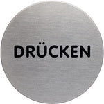 DURABLE Pictogrampers, diameter: 65 mm, zilver