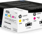 HP toner 410X, 5.000 pagina's, OEM CF252XM, cyaan, magenta en geel