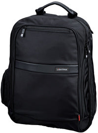 LiGHTPAK Notebook rugzak ECHO, gemaakt van nylon, zwart