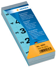 HERMA cijferblok, zelfklevend, 28 x 56 mm, geel