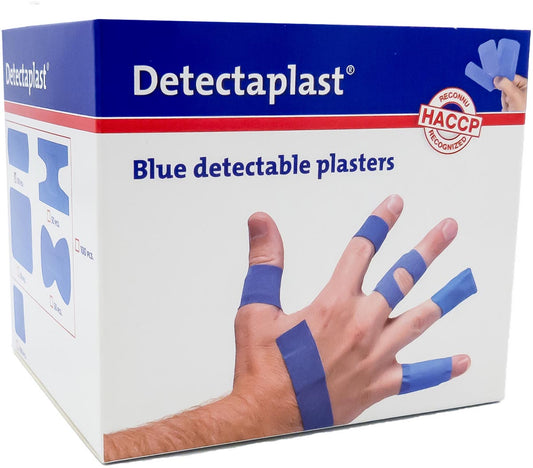 Detectaplast Elastic textielpleister, assorti afmetingen, pak van 100 stuks