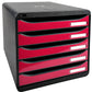 EXACOMPTA ladebox BIG-BOX PLUS, 5 laden, mandarijn