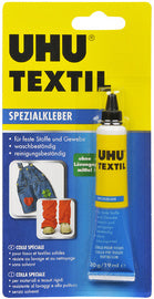 UHU speciale lijm TEXTIL, oplosmiddelvrij, 20 g in een tube