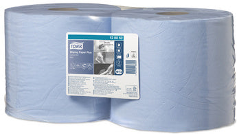 TORK multifunctionele schoonmaakrol, 2-laags, wit, 255 m - sterk