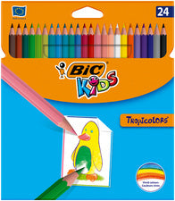BIC KIDS Tropicolors kleurpotloden, 24-pak kartonnen doos