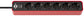 brennenstuhl contactdoosstrip Ecolor, 6-voudig, zwart
