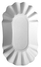 PAPSTAR patatschaal puur, afmetingen: 105 x 175 x 30 mm, wit