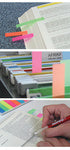 Kores paginamarker - folie, 12 x 45 mm, neonkleuren