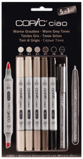 COPIC Marker ciao, 5 1 Set Warme grijstinten