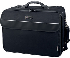 LiGHTPAK Notitieboekentas CORNICHE, nylon, zwart