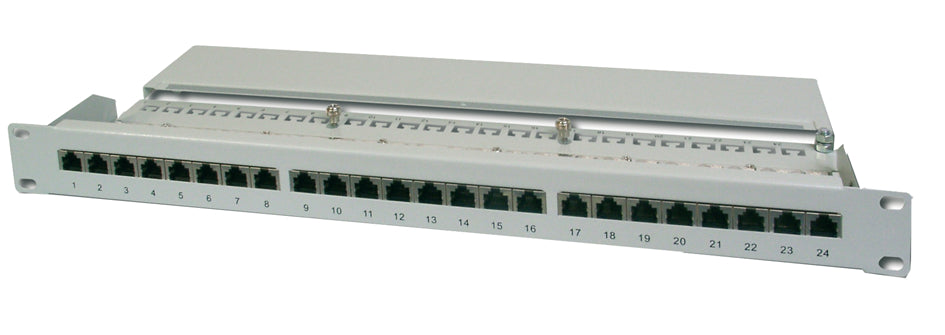 DIGITUS 19 Patch Panel Cat.5e, Klasse D, 24 x RJ45, 1 RU