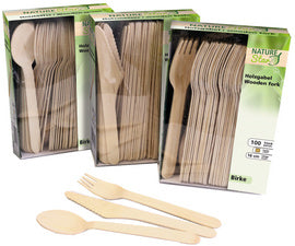 NATURE Star houten mes, gemaakt van berkenhout, lengte: 160 mm