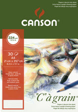 CANSON tekenblok C à grain, DIN A4, 180 g/m