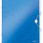 LEITZ WOW ordner, DIN A4, PP, 6 vakken, wit metallic