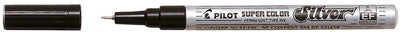 PILOT permanent marker SUPER COLOR, extra fijne punt, wit