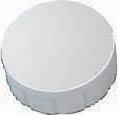Maul magneet MAULsolid, diameter 15 x 7 mm, wit, doos met 10 stuks