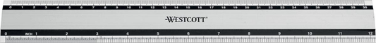 Westcott metalen lat 30 cm