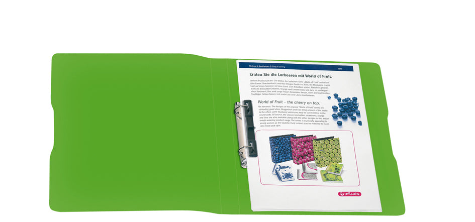 herlitz Ringbuch easy orga to go, A4, 2-ring, weiß-