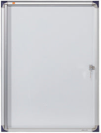 nobo vitrinekast, extra plat, metalen achterwand, 4 x DIN A4
