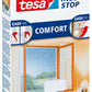tesa vliegengordijn COMFORT voor ramen, 1,30 m x 1,30 m