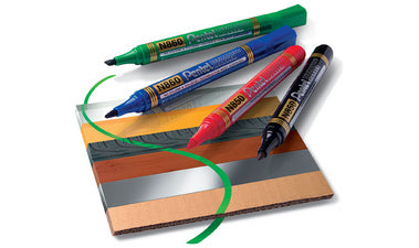 Pentel permanent marker N850, zwart, ronde punt